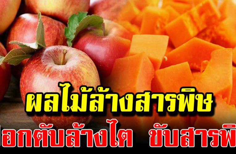 ผลไม้ 5 ชนิด ช่ว ยฟอ กตั บ ล้างลำไ ส้ ล้ างไต ดู ดส า รพิ ษ สุขภ าพ ดี