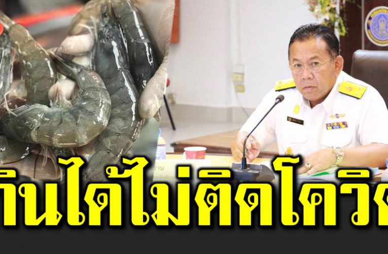 อธิบดีกรมประมงย้ำ อาหารทะเลกินได้ไ ม่ติดโควิ ด