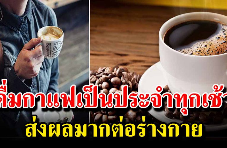 ดื่มกาแฟเป็นประจำทุกเช้า ส่งผลมากต่อร่างกาย