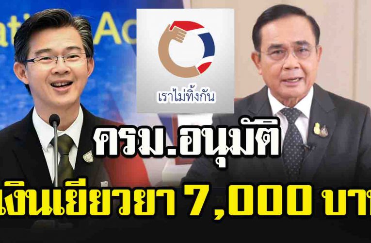 อนุมัติแจก เ งิ น เยียวย าโ ค วิ ด รอบใหม่คนละ 3,500 บาท