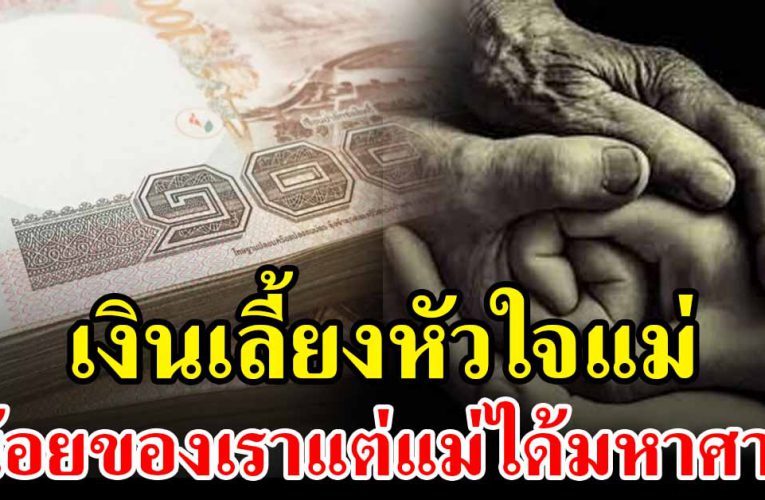 เงินเลี้ยงหัวใจแม่ น้อยสำหรับ แต่สำหรับแม่มหาศาล