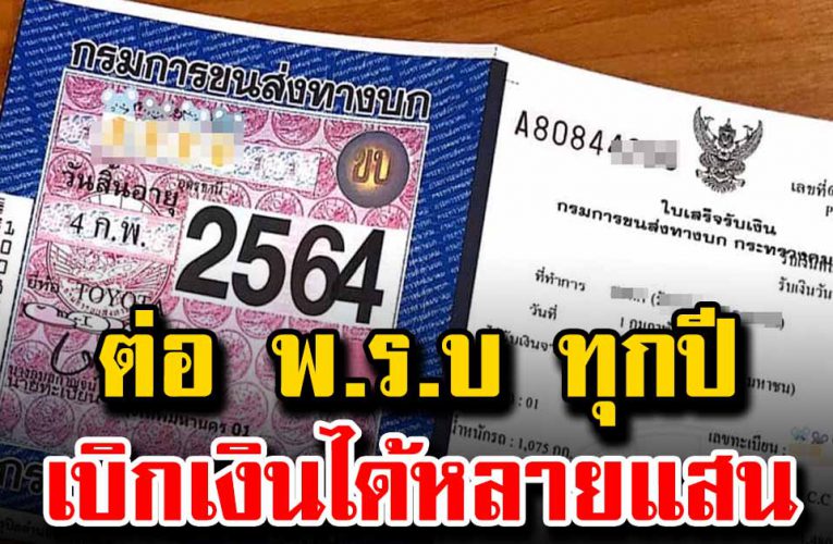 ประกันรถยนต์ ต่อทุกปี แถมได้เ งิ นคืนเป็น แ ส น 