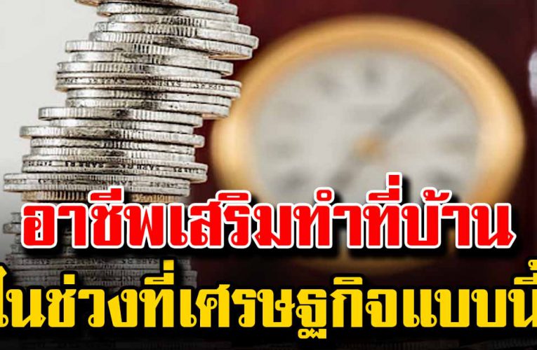 หางานทำเองที่บ้าน ในช่วงแบบนี้  มีรายได้เข้ามา มีเงินใช้