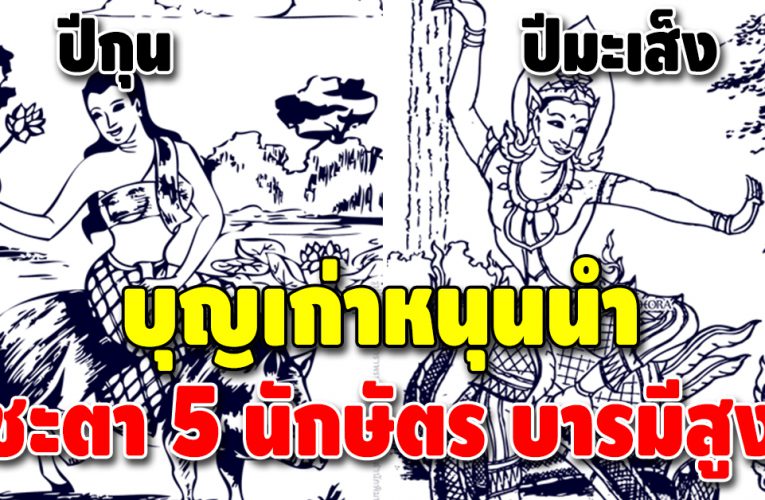 5 ปีนักษัตร ดวงกำลังดี บารมีกำลังสูง บุญจะช่วยหนุนนำให้มั่งคั่ง