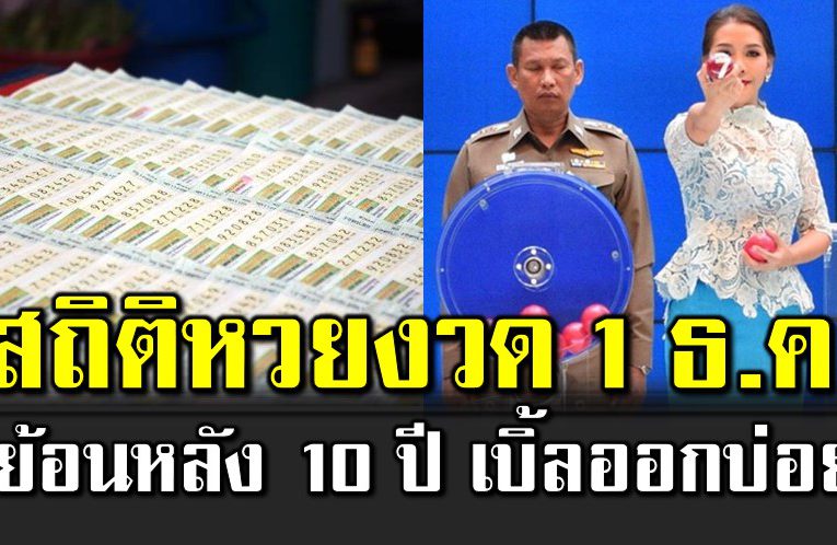 สถิติห วยงวด 1 ธันวาคม ย้อนหลัง 10 ปี